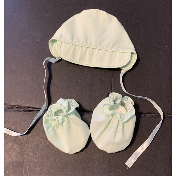 Ashton Drake Baby’s First Outing Outfit – Nursery Newborns – Mint Green – NEW - Picture 8 of 9